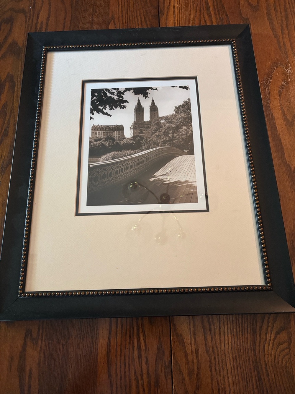 Framed Sepia Print of Photo Central Park Bridges 1 by Chris Bliss